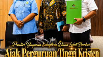 Pendiri Yayasan Solagracia Saumlaki Mengajak Perguruan Tinggi Perkuat Dukungan Direktorat Pendidikan Kristen.