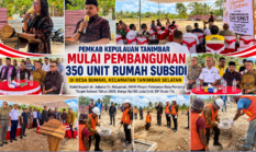 Pemkab KKT Mulai Pembangunan 350 Unit Rumah Subsidi di Desa Bomaki