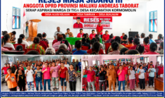 Reses Masa Sidang III, Anggota DPRD Maluku Andreas Taborat Serap Aspirasi Warga di Tiga Desa Kormomolin