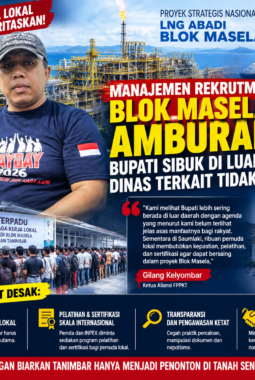 Rekrutmen Tenaga Kerja Blok Masela Disorot, FPPKT Kritik Kesiapan Pemda Tanimbar
