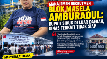 Rekrutmen Tenaga Kerja Blok Masela Disorot, FPPKT Kritik Kesiapan Pemda Tanimbar